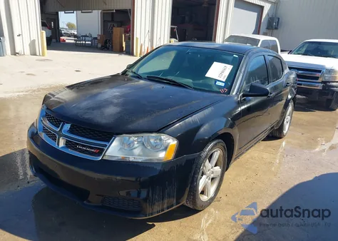 2013 Dodge Avenger Se из США, поврежденный, VIN 1C3CDZAB1DN713086